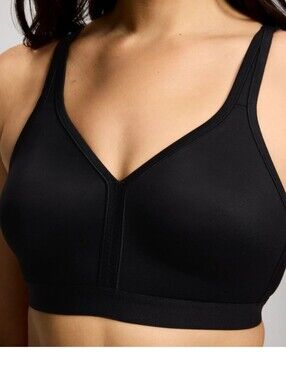 Soma Embraceable Wire-free Full Coverage Bra Unlined Black 44G